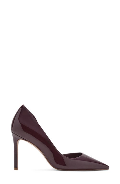 Mango Chaussures Talon Bloc Paillettes Bordeaux - Femme - 42 - In Burgundy