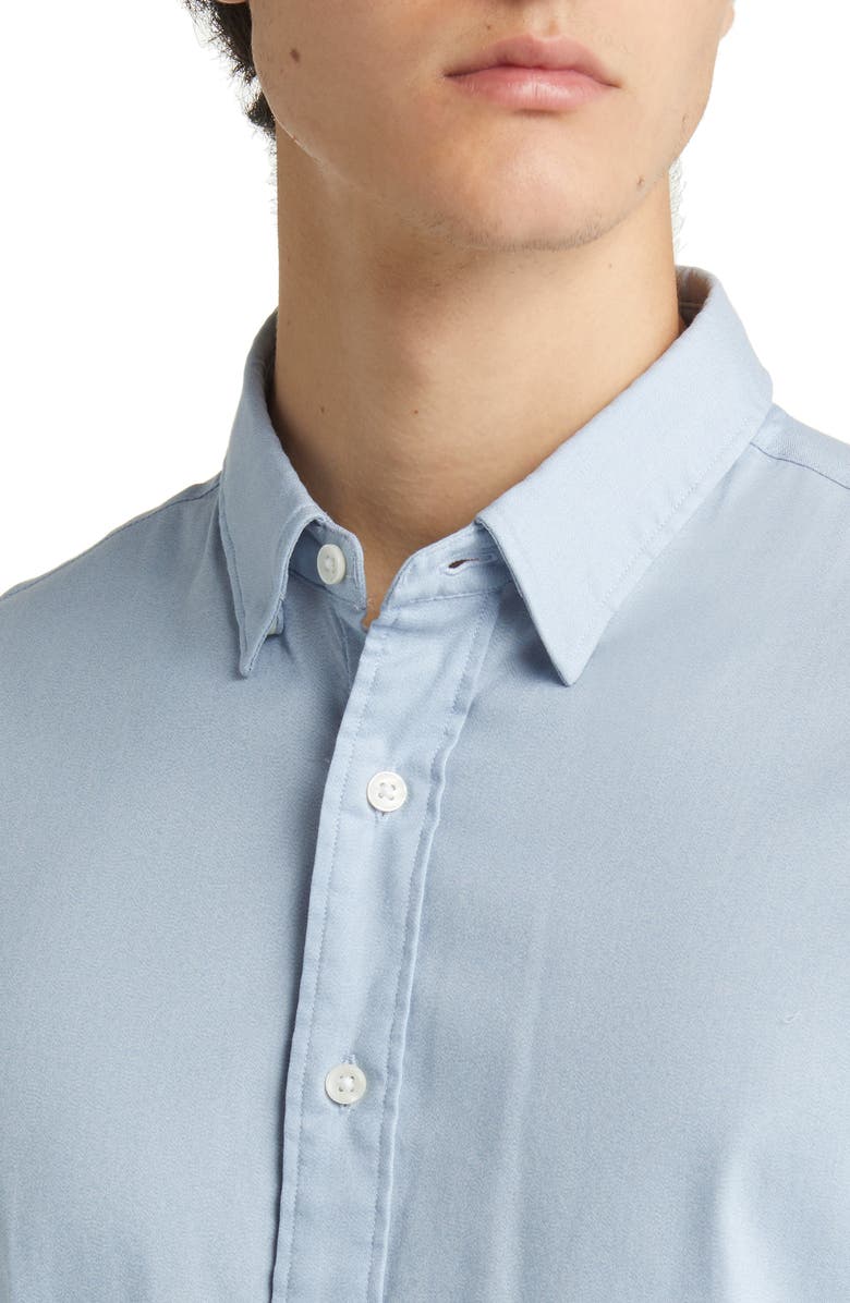 Faherty The Movement Button-Up Shirt, Alternate, color, Atlantic Sky