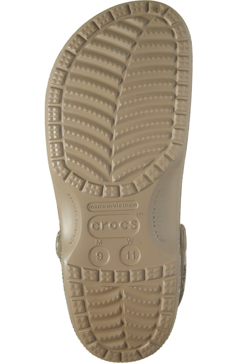 CROCS Gender Inclusive Realtree Edge Camo Baya Clog, Alternate, color, Green Multi