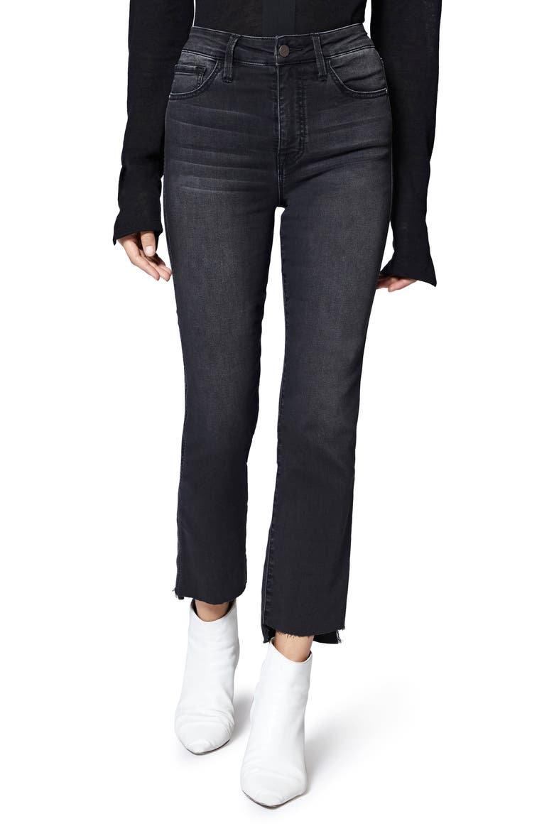 Modern High Waist Crop Straight Leg Jeans, Main, color, ART SCHOOL GREY