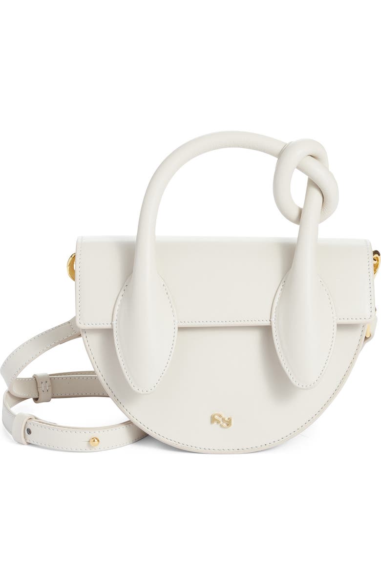 Yuzefi Pretzel Leather Crossbody Bag, Main, color,