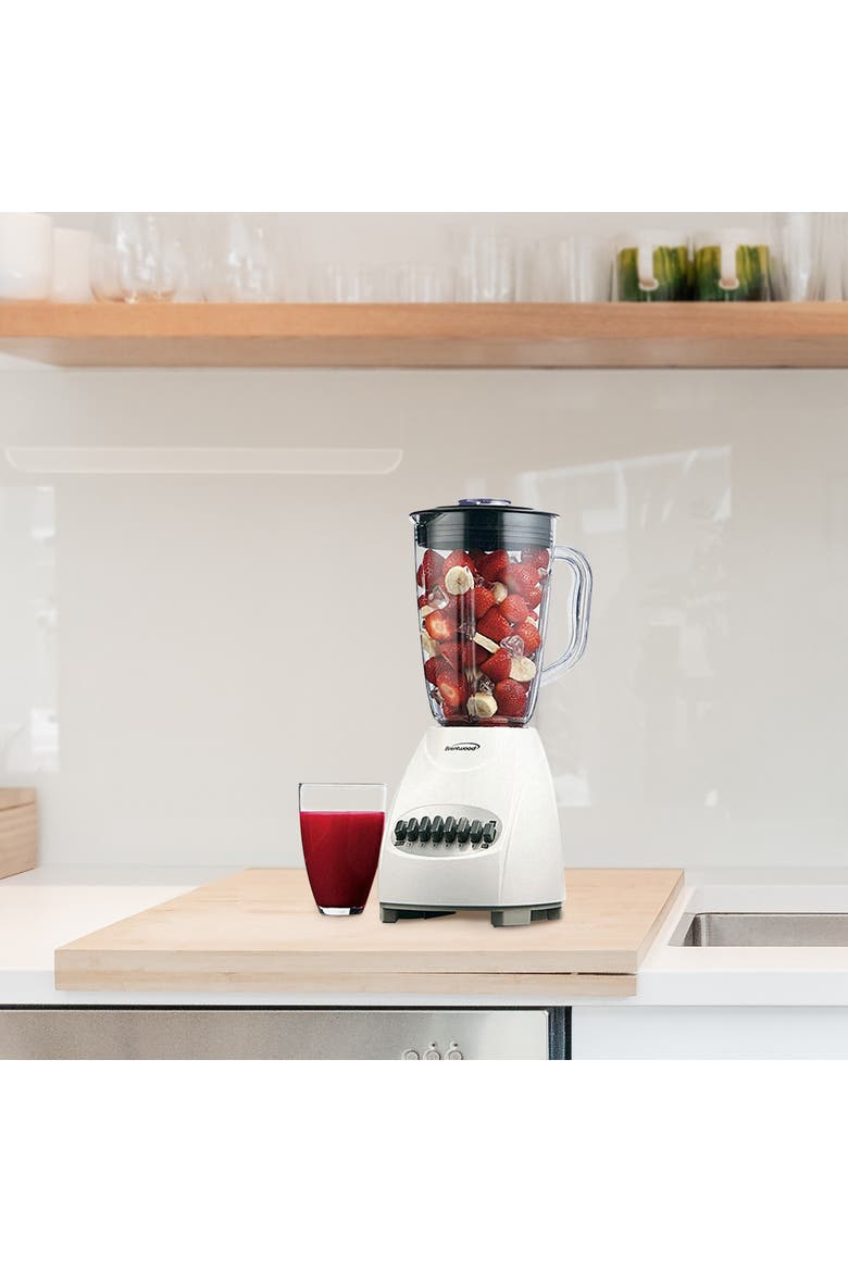 12 Speed Blender with Plastic Jar, Alternate, color, White