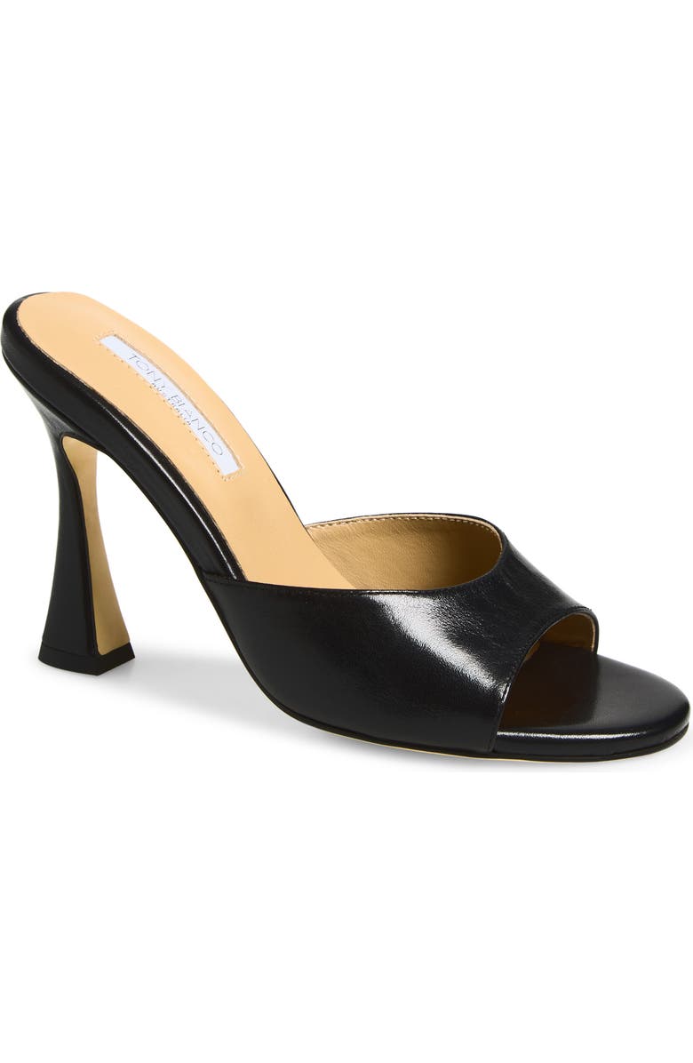 Tony Bianco Victoria Open Toe Slide Sandal, Main, color, Black Vintage