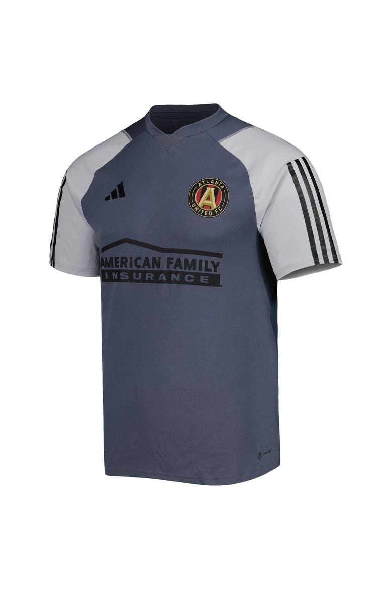 Men's adidas Gray Atlanta United FC 2023 On-Field Training Jersey, Alternate, color, Gray