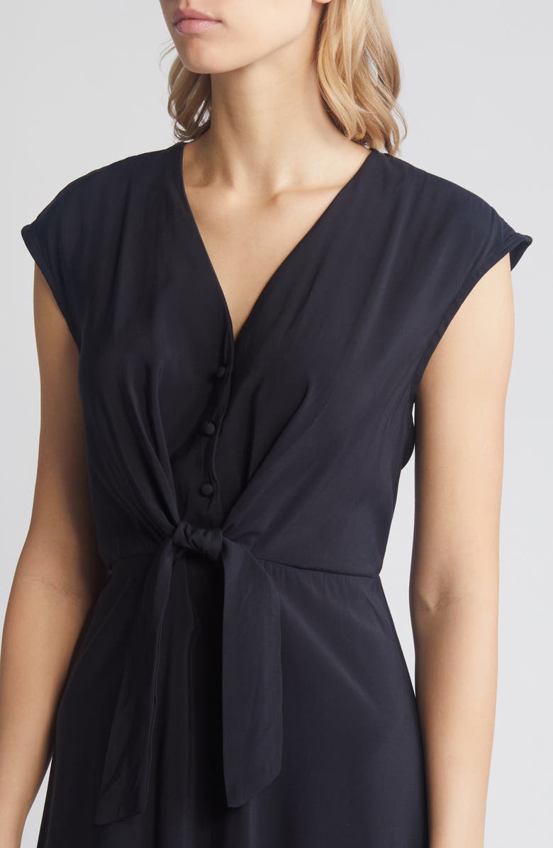 Julia Jordan Tie Waist Midi Dress, Alternate, color, 