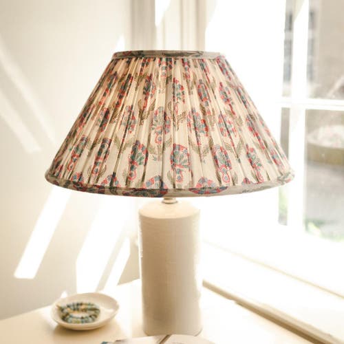 Sophie Williamson Design Pleated Lampshade Laura In Pink