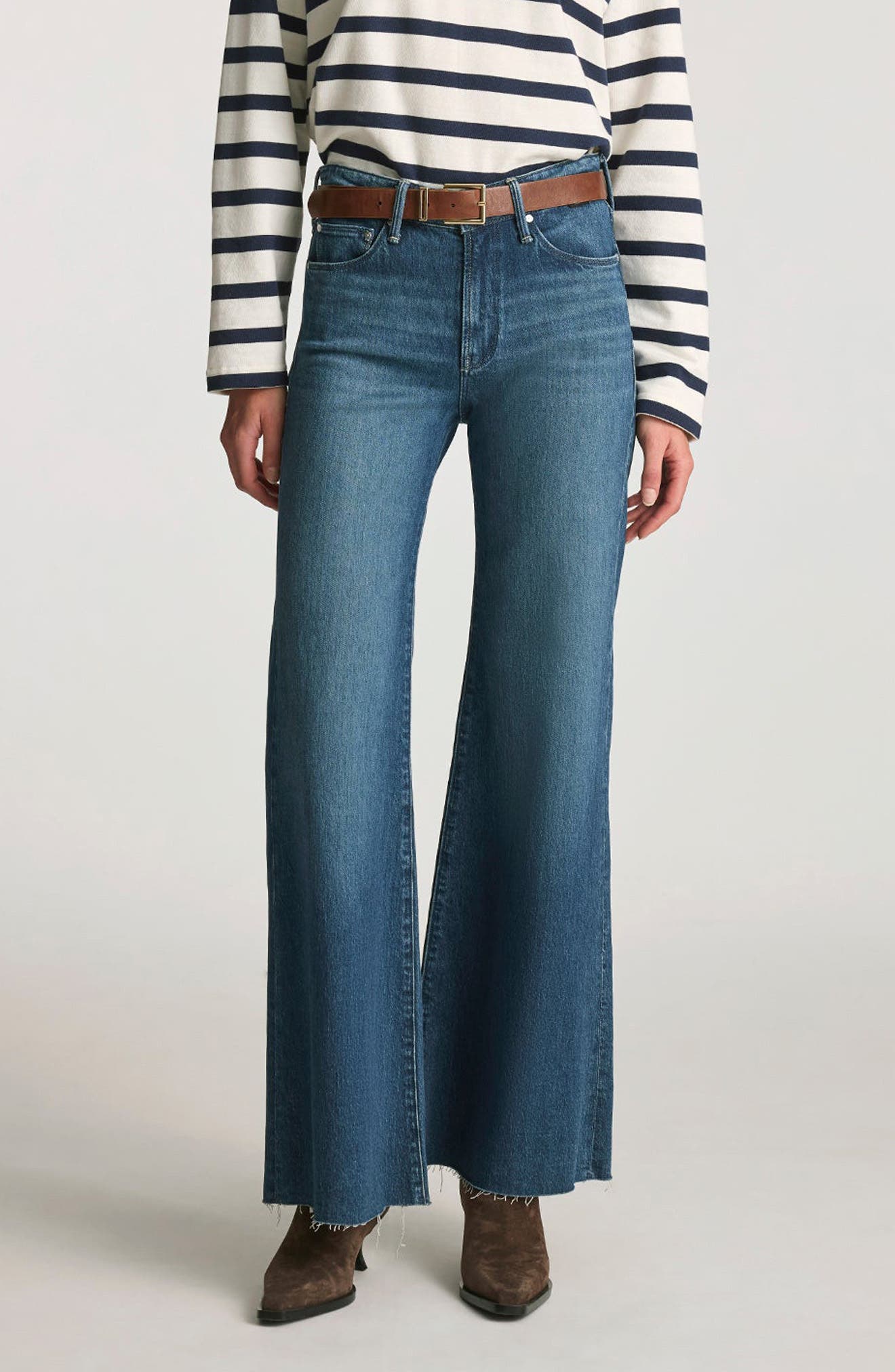 Grace Mid Rise Flare Jeans