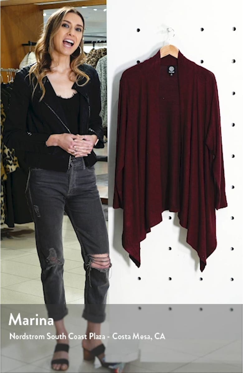 Amie Waterfall Cardigan, sales video thumbnail