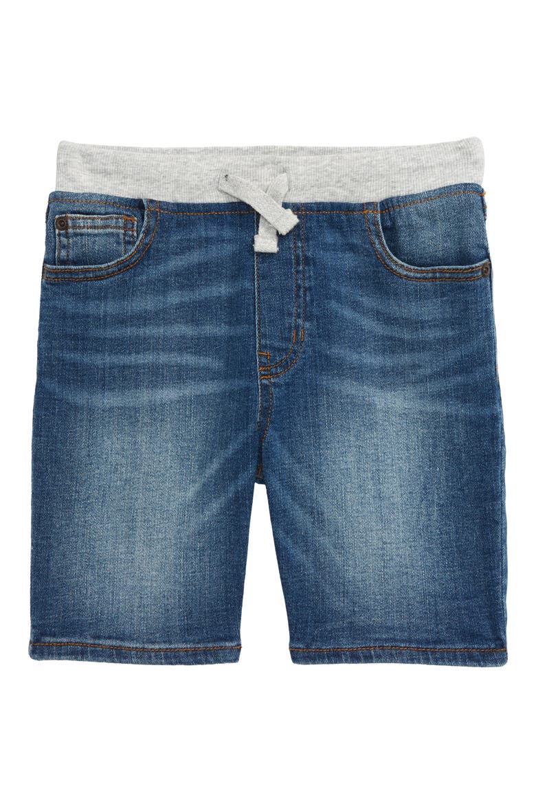 Kids' Essential Denim Shorts, Main, color, CANYON WASH