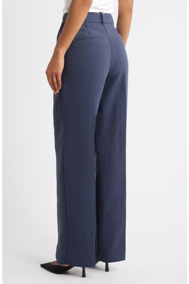 Curator Crepe Trousers, Alternate, color, NAVY BLUE