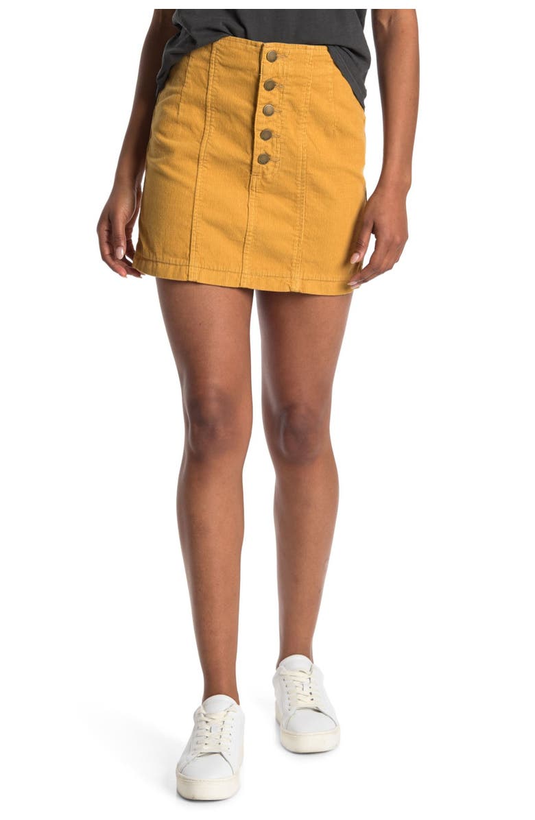 Billabong Seams Like Corduroy Mini Skirt, Main, color,