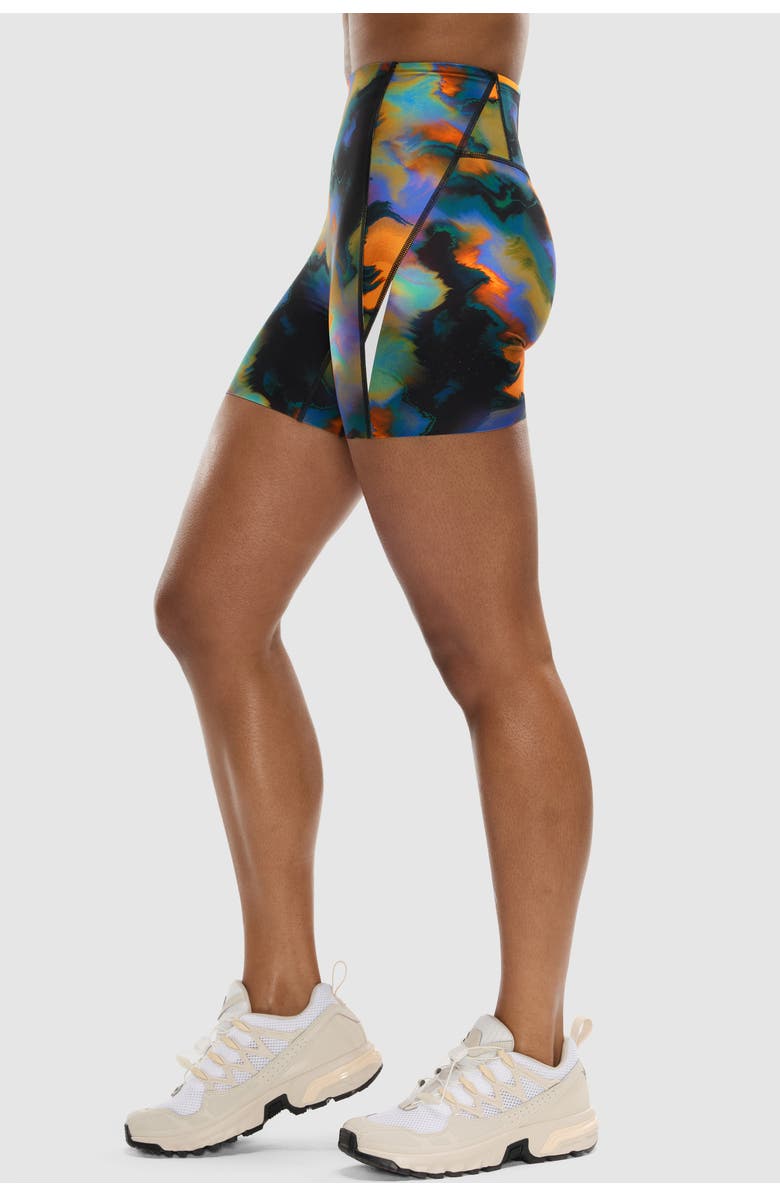 Peloton Printed PaceForm 5" Airated Run Short, Alternate, color, Heatmap Print