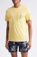 Moncler Logo Patch Embroidered Cotton Pocket T-Shirt