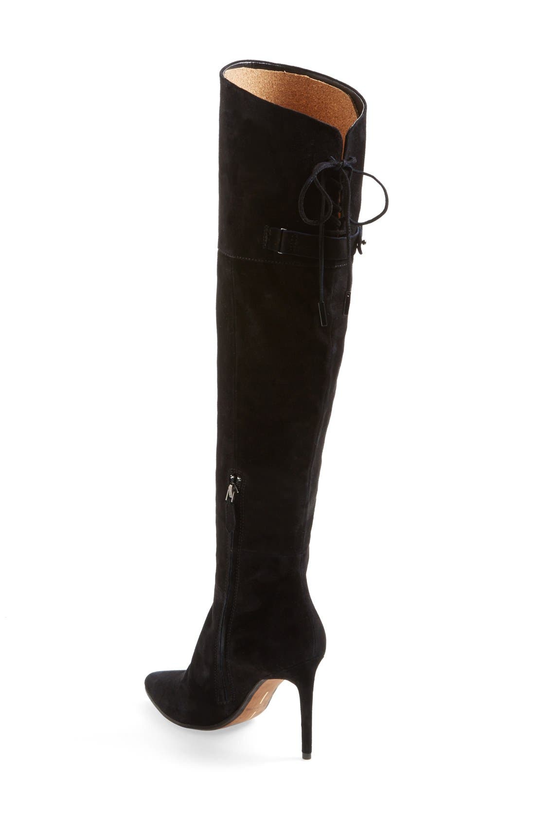 Dolce Vita 'Inara' Over the Knee Pointy Toe Suede Boot, Alternate, color, 