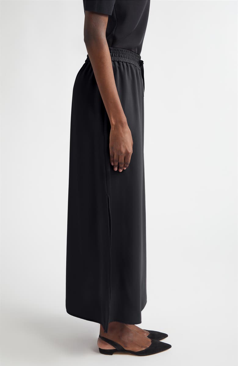 Herno Cady Drawstring Maxi Skirt, Alternate, color, 9300 Black