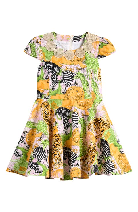 Kids' Idala Short Sleeve Fit & Flare Dress