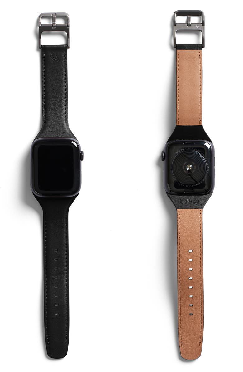 Bellroy Small Classic Apple Watch<sup>®</sup> Watchband, Alternate, color, Black