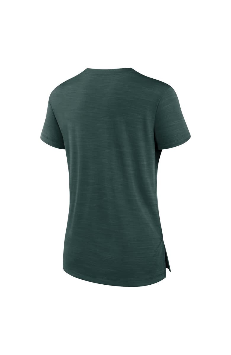 Nike Women's Nike Green Athletics Pure Pride Boxy Performance Notch Neck T-Shirt, Alternate, color, 