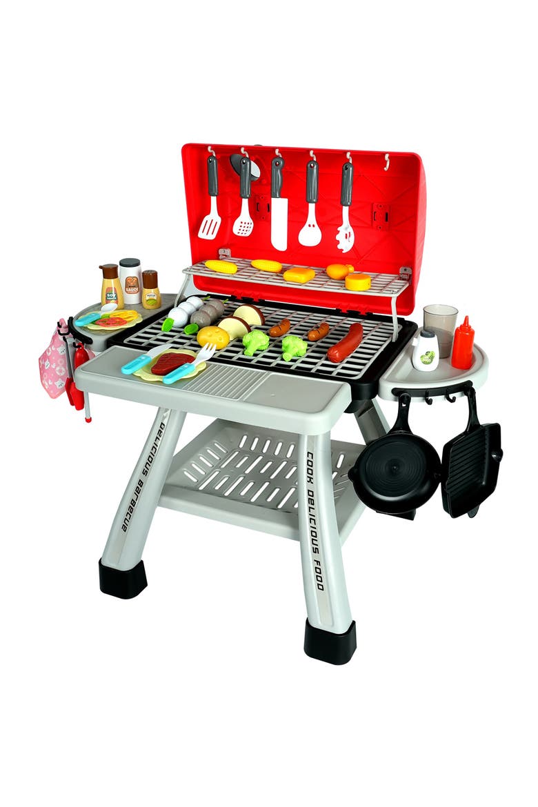 BBQ Grill Toy Playset, Main, color, Multicolored