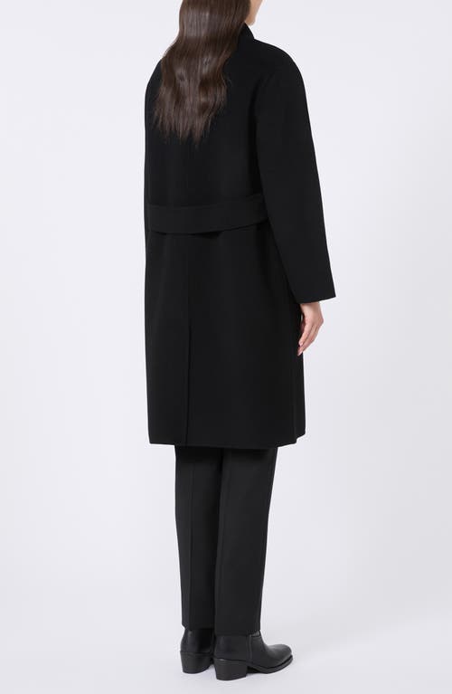 Weekend Max Mara Zenone Virgin Wool Coat In Black