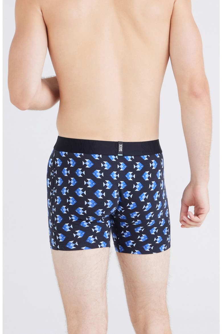 DropTemp® Cooling Cotton Boxer Briefs, Alternate, color, AQUATIC CHECK-BLACK