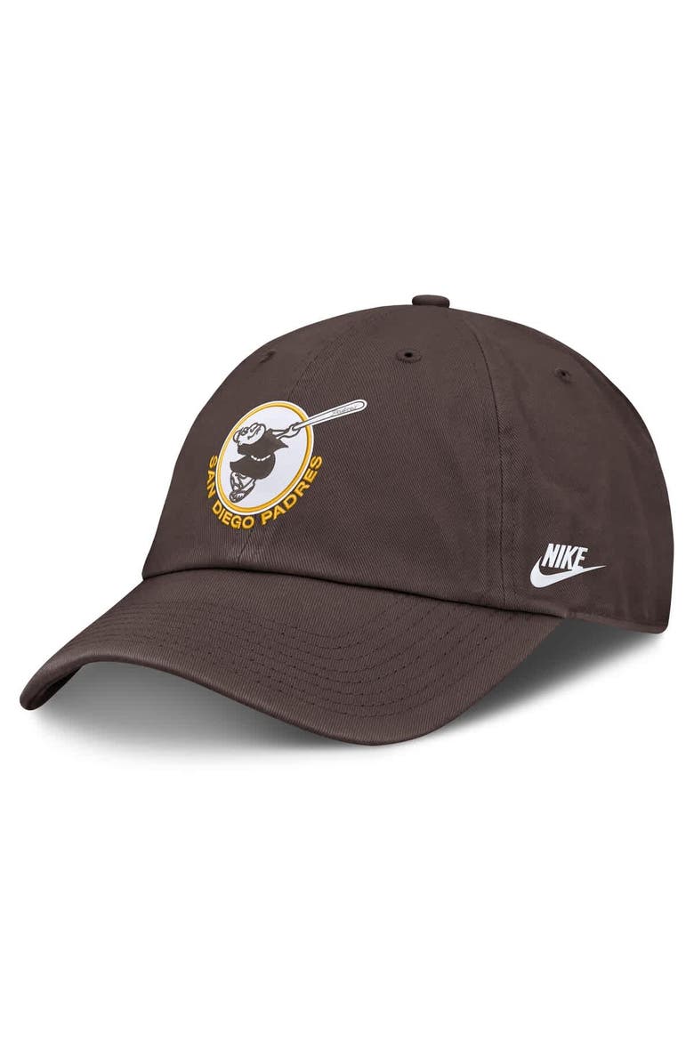 Men's Nike Brown San Diego Padres Cooperstown Club Adjustable Hat, Alternate, color, Brown