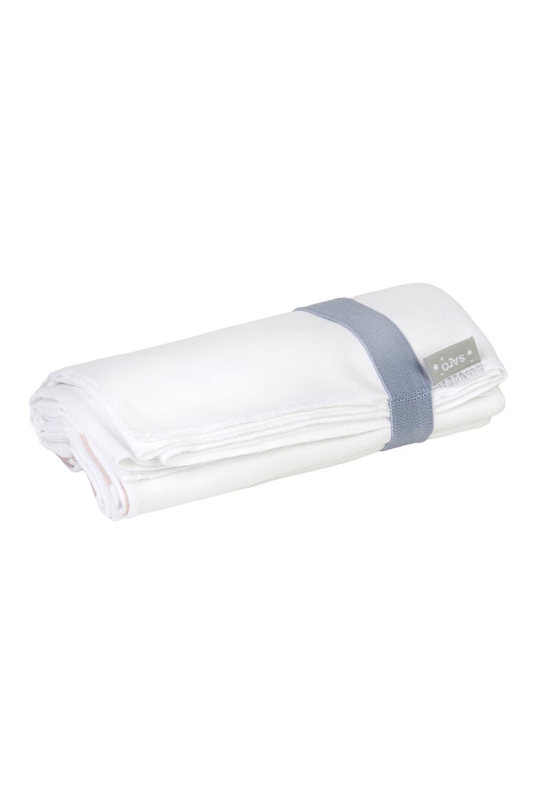 Microfiber Beach Towel, Alternate, color, WHITE - SEA WONDERS