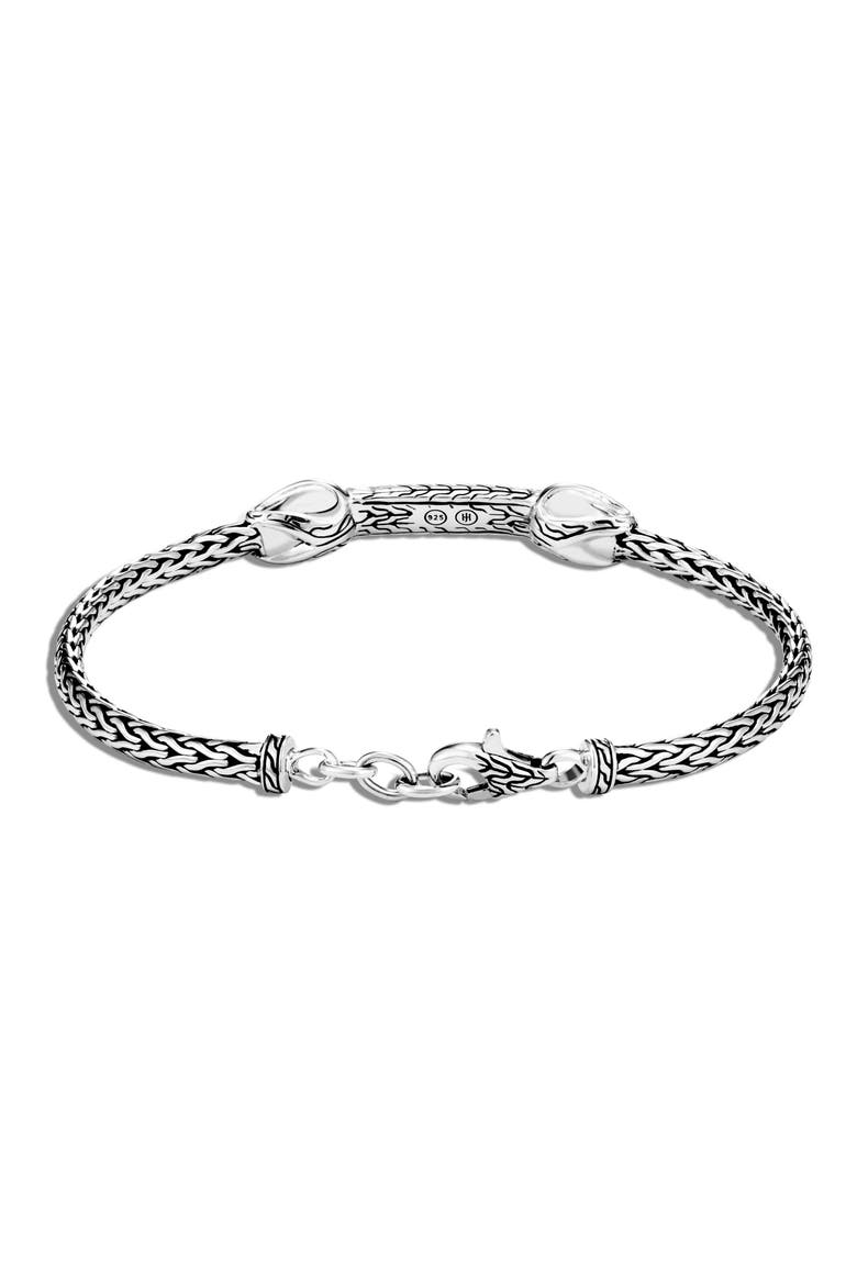 Asli Classic Chain Pavé Station Bracelet, Alternate, color, SILVER/ DIAMOND