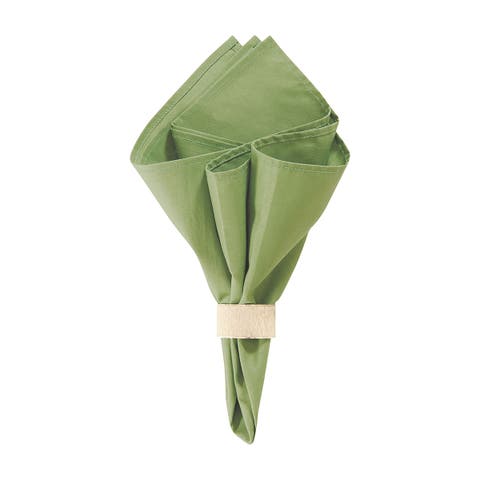 Green Cotton Napkin Set of 6