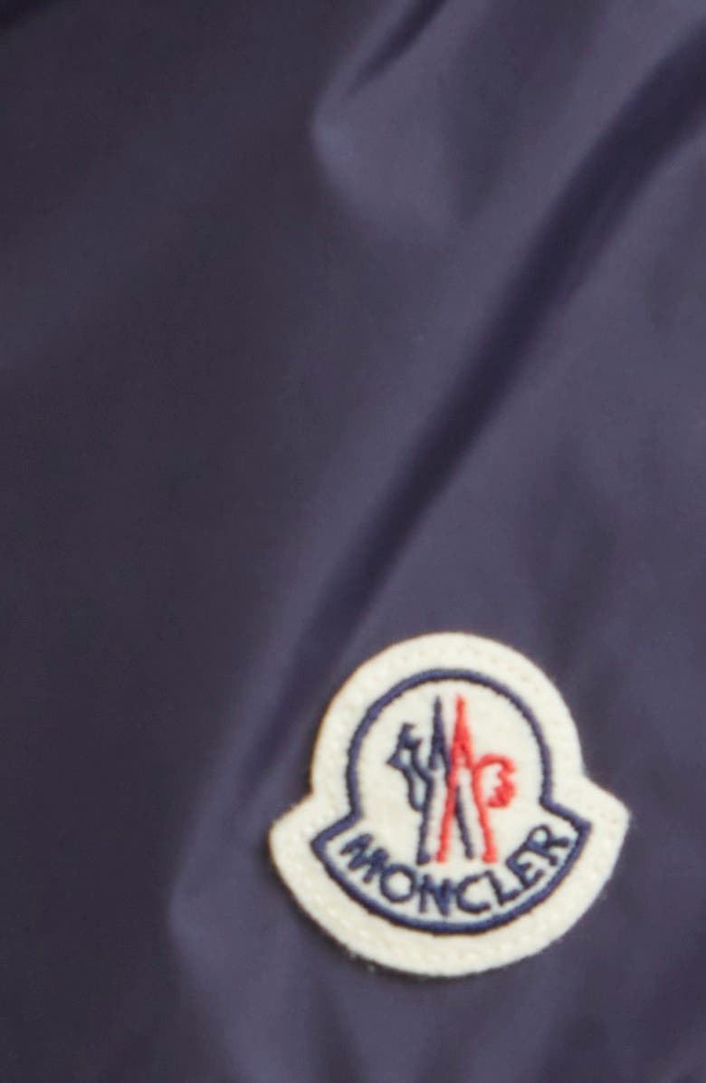 Moncler Logo Patch Swim Trunks, Alternate, color, Inkling