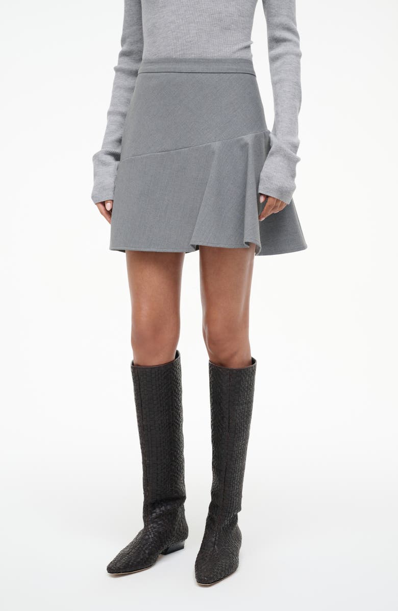 STAUD Rosie Pleated Miniskirt, Alternate, color, Static