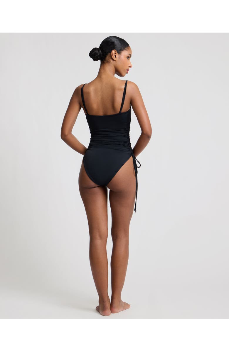 Onia Allegra Tricot One-Piece, Alternate, color, Black