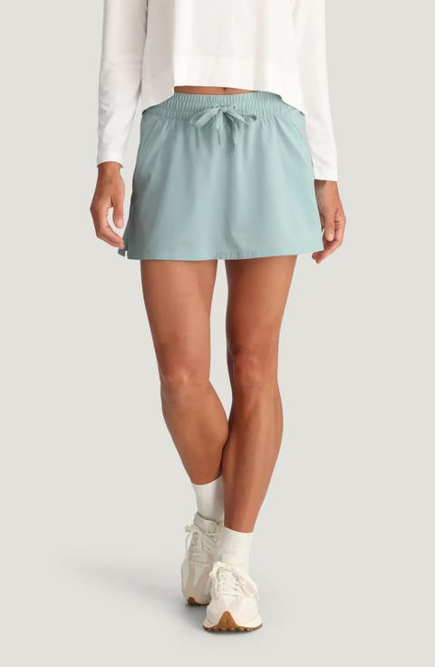 Driftlight Drawstring Miniskirt