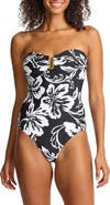 Tommy Bahama Sunset Blooms Underwire UPF 50+ One-Piece Swimsuit