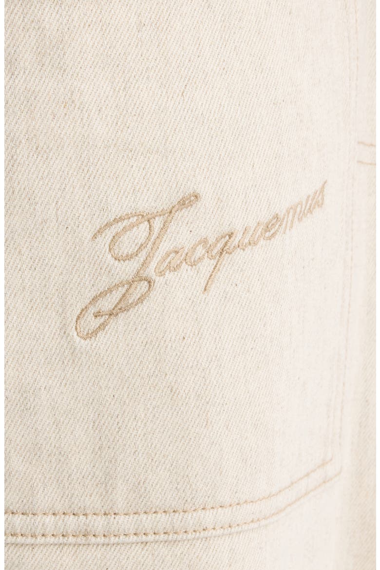 Le Cargo de-Nîmes Carre Cargo Jeans, Alternate, color, LIGHT BEIGE