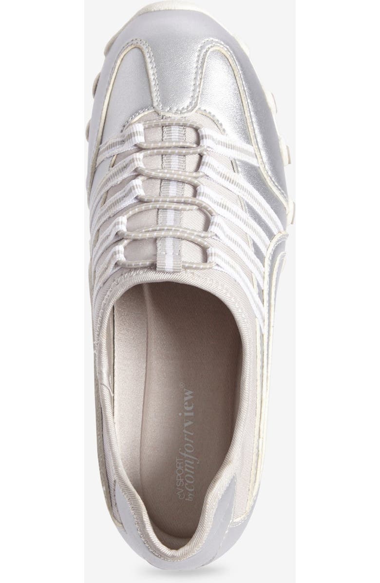 Comfortview CV Sport Tory Slip On Sneaker, Alternate, color, Silver