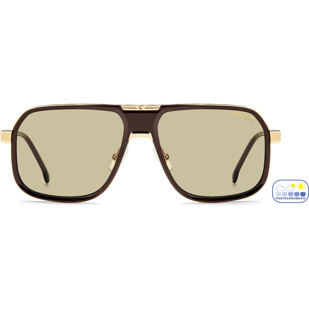 Carrera Eyewear Ca 1090/s/us 60mm Photochromic Navigator Sunglasses In Brown