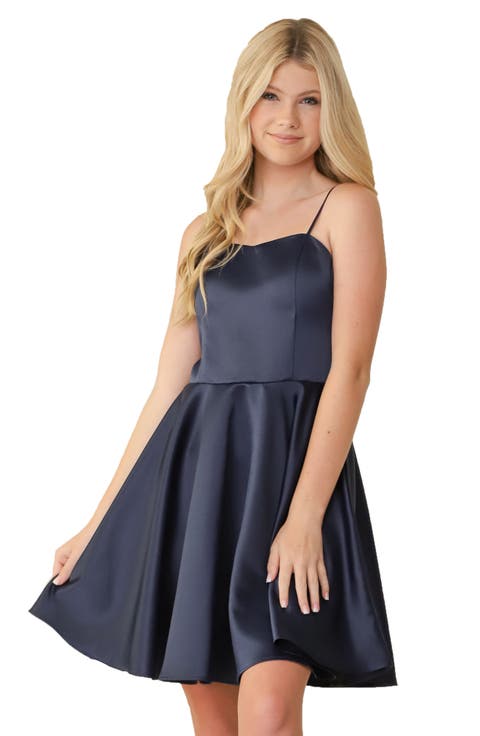 Fit and Flare Party Dress in Longer Length