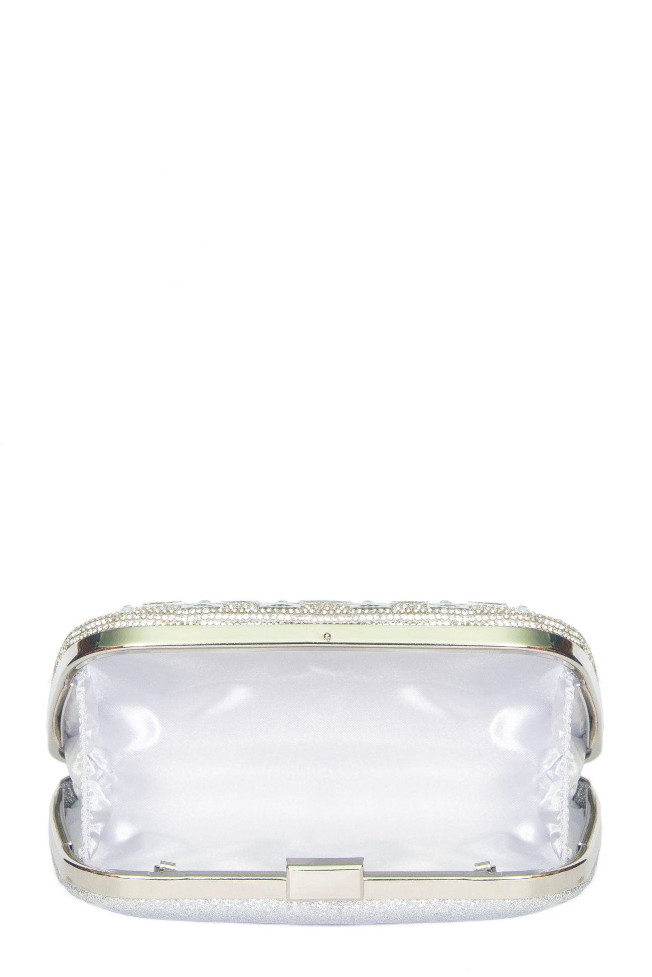 Zippy Clutch, Alternate, color, SILVER