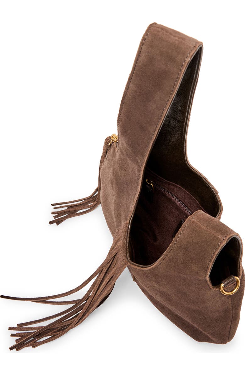 Dolce Vita Zury Leather Fringe Handbag, Alternate, color,