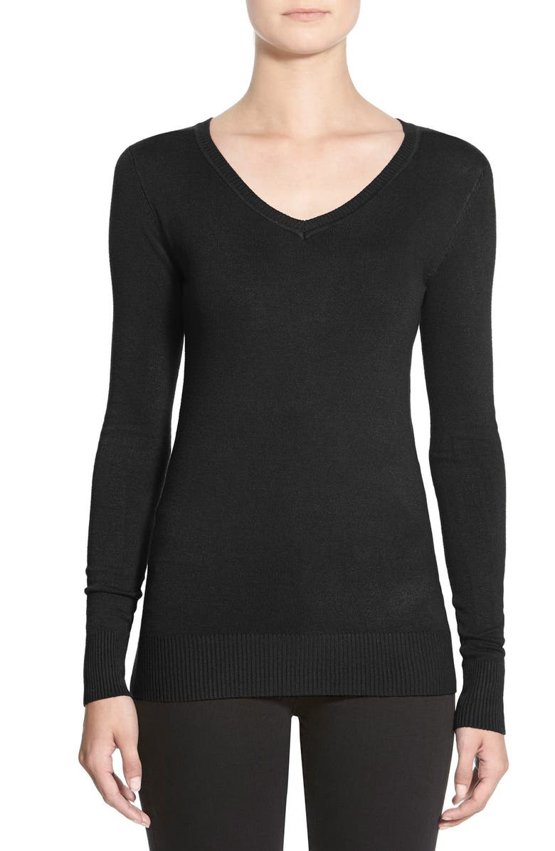 Dreamers by Debut V-Neck Sweater, Main, color, 