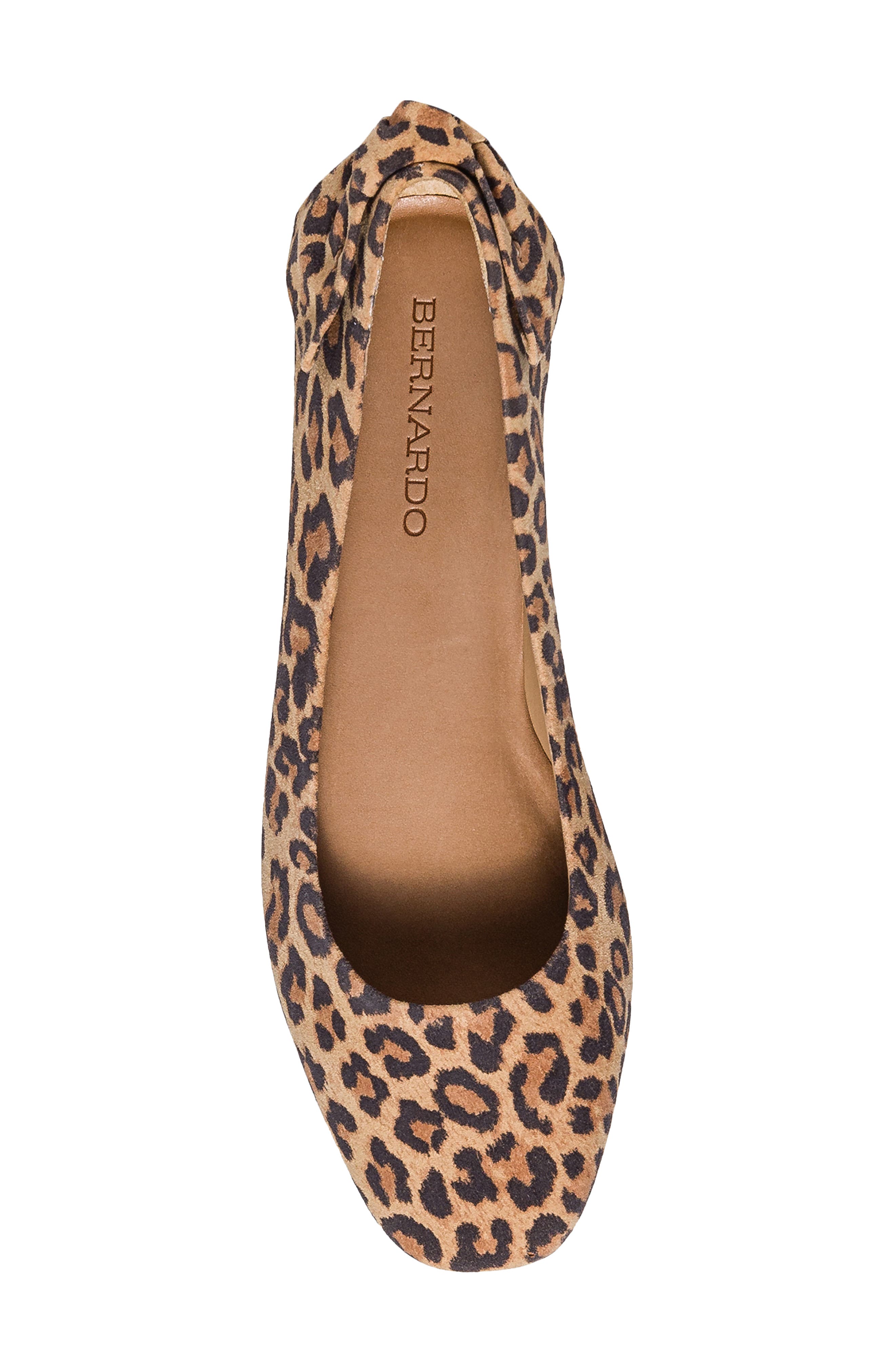 Bernardo Footwear Eloisa Flat, Alternate, color, Sand Cheetah Kid Suede