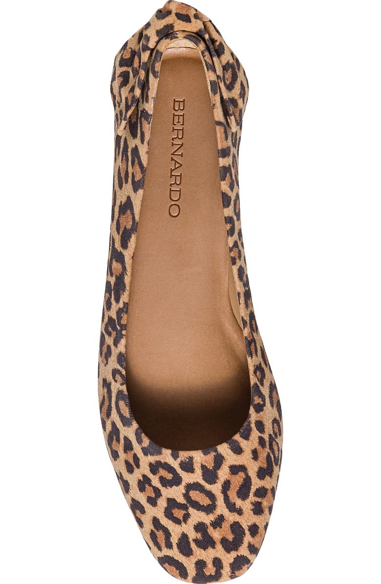 Bernardo Footwear Eloisa Flat, Alternate, color, Sand Cheetah Kid Suede