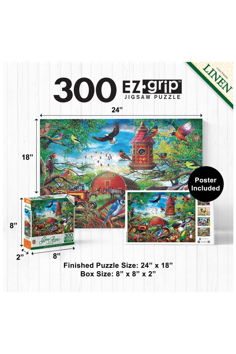 Farmland Frolic 300 Piece Jigsaw Puzzle, Alternate, color, Multicolor