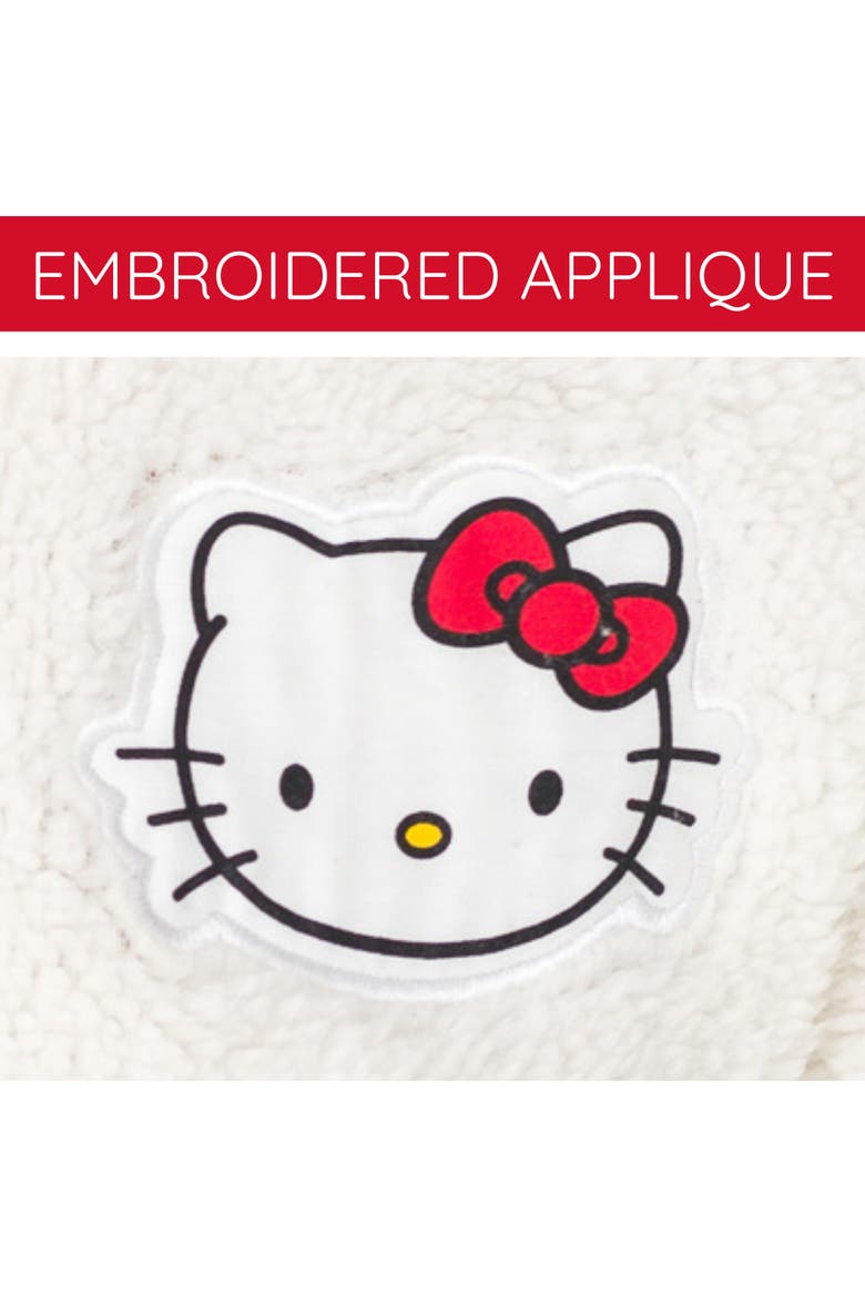 Hooded Fleece Jacket (toddler, Little Kid & Big Kid), Alternate, color, Hello Kitty White Red