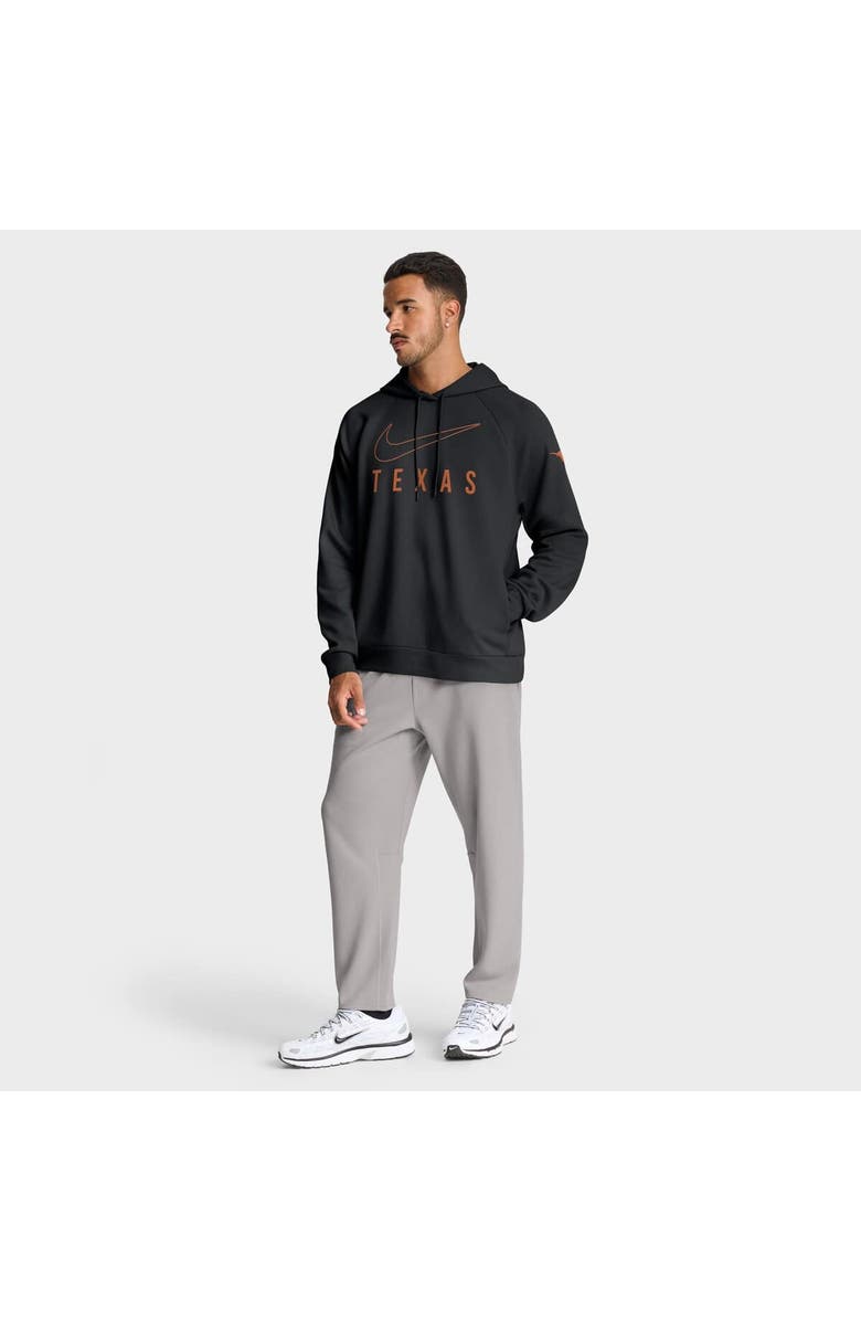 Nike Men's Nike Black Texas Longhorns Premium Raglan Performance Pullover Hoodie, Alternate, color, Black
