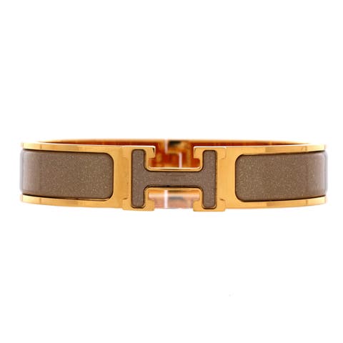 Clic Clac H Bracelet Glitter Enamel Narrow