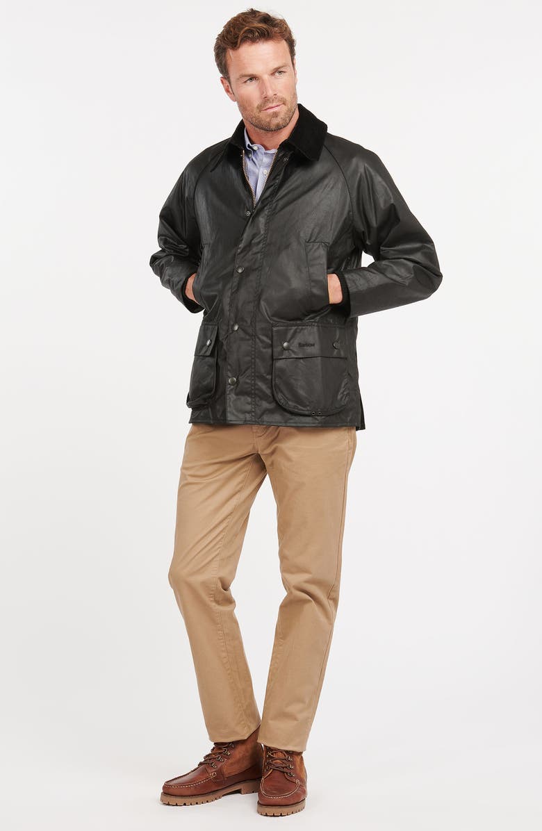 Barbour Bedale Water Resistant Waxed Cotton Jacket, Alternate, color, 