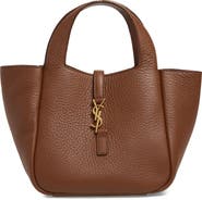 Saint Laurent Baby Bea Leather Tote