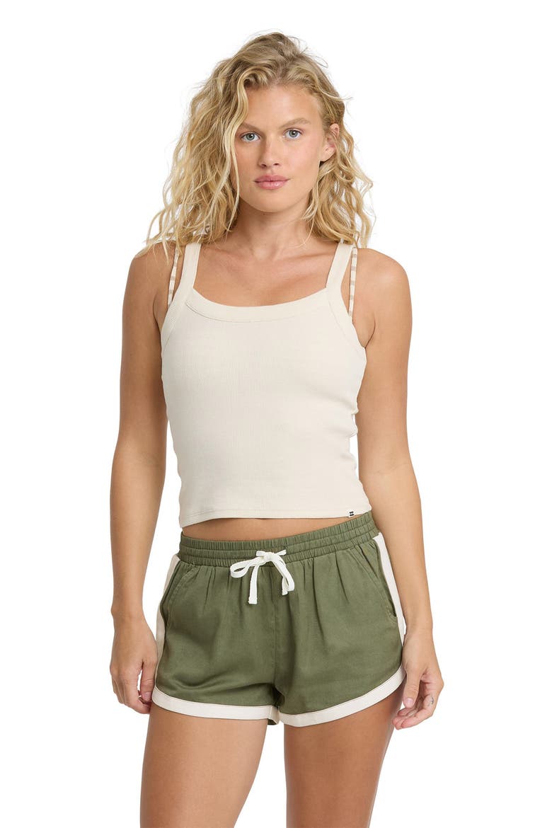 Road Trippin Drawstring Shorts, Alternate, color, CANTEEN
